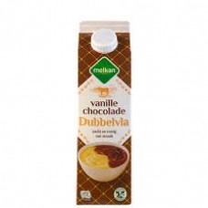 Dubbel vla caramel vanille  1Ltr